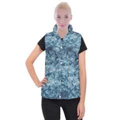 Water Splash Texture  Women s Button Up Vest by artworkshop