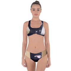 Ski Mask  Criss Cross Bikini Set by Holyville