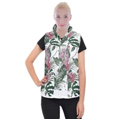 Botanical T- Shirt Botanical Exquisite Kisses Gray T- Shirt Women s Button Up Vest by maxcute