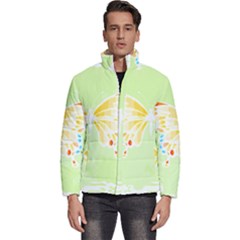 Butterfly Art T- Shirtbutterfly T- Shirt (1) Men s Puffer Bubble Jacket Coat by maxcute