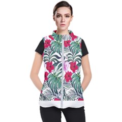 Hawaii T- Shirt Hawaii Antler Garden T- Shirt Women s Puffer Vest by maxcute