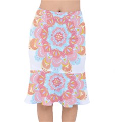 Mandala T- Shirt Euphoria T- Shirt Short Mermaid Skirt by maxcute