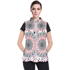 Mandala T- Shirt Sprinkled Mandala T- Shirt Women s Puffer Vest by maxcute