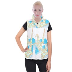 Origami Crane T- Shirt Origami Crane T- Shirt Women s Button Up Vest by maxcute