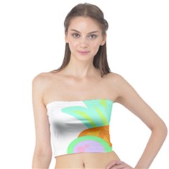 Tropical Fruit T- Shirt Pineapple At Sea T- Shirt Tube Top by maxcute