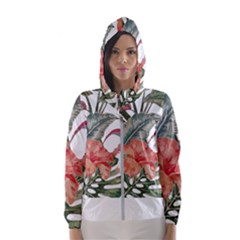 Tropical T- Shirt Tropical Fashion Florealense T- Shirt Women s Hooded Windbreaker by maxcute