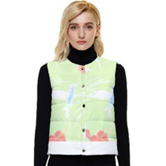 Tropical T- Shirt Tropical Gorgeous Deforest T- Shirt Women s Short Button Up Puffer Vest by maxcute