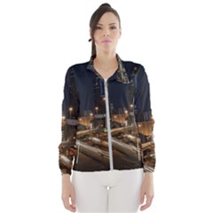 Skyscrapers Buildings Skyline Women s Windbreaker by Ravend