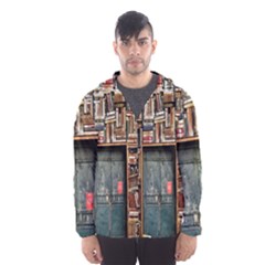 Books Men s Hooded Windbreaker by artworkshop