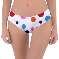 Polka Dot Reversible Classic Bikini Bottoms by 8989