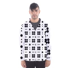 Polka Dot  Svg Men s Hooded Windbreaker by 8989