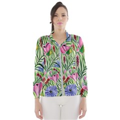 Celestial Watercolor Flower Women s Windbreaker by GardenOfOphir