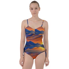 Glorious Sunset Sweetheart Tankini Set by GardenOfOphir