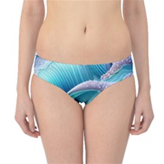 Pastel Sea Waves Hipster Bikini Bottoms by GardenOfOphir