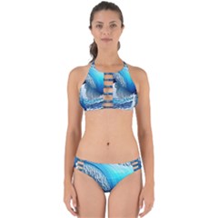 The Power Of The Ocean Perfectly Cut Out Bikini Set by GardenOfOphir