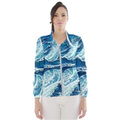 Summer Ocean Waves Women s Windbreaker by GardenOfOphir