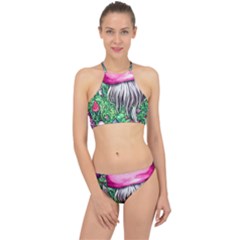 Liberty Cap Magic Mushroom Racer Front Bikini Set by GardenOfOphir