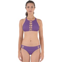 Mauve Purple	 - 	perfectly Cut Out Bikini Set by ColorfulSwimWear