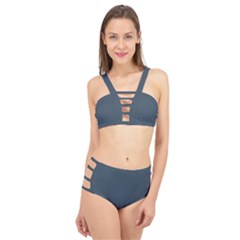 Orion Blue	 - 	cage Up Bikini Set by ColorfulSwimWear