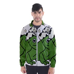 Frog With A Cowboy Hat Men s Windbreaker by Teevova