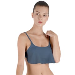 Orion Blue	 - 	layered Top Bikini Top by ColorfulSwimWear