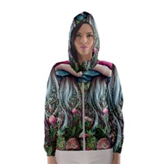 Craft Mushroom Women s Hooded Windbreaker by GardenOfOphir