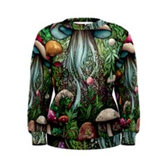 Craft Mushroom Women s Sweatshirt by GardenOfOphir