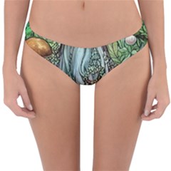 Craft Mushroom Reversible Hipster Bikini Bottoms by GardenOfOphir