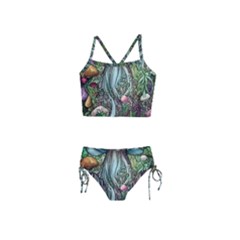 Craft Mushroom Girls  Tankini Swimsuit by GardenOfOphir