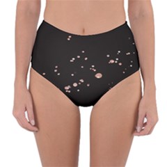 Abstract Rose Gold Glitter Background Reversible High-waist Bikini Bottoms by artworkshop