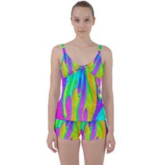 Fluid Background - Fluid Artist - Liquid - Fluid - Trendy Tie Front Two Piece Tankini by GardenOfOphir