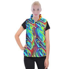 Fluid Forms Women s Button Up Vest by GardenOfOphir