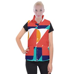 Zip Pay Special Series 13 Women s Button Up Vest by Mrsondesign