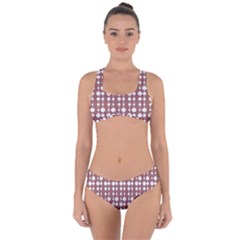 Pattern 25 Criss Cross Bikini Set by GardenOfOphir