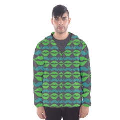 Pattern 179 Men s Hooded Windbreaker by GardenOfOphir