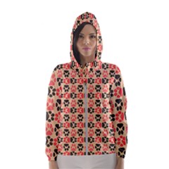 Pattern 216 Women s Hooded Windbreaker by GardenOfOphir