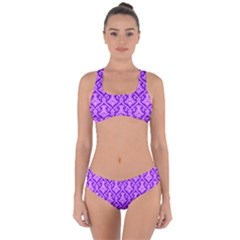 Pattern 245 Criss Cross Bikini Set by GardenOfOphir