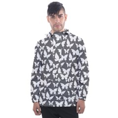 Pattern 323 Men s Front Pocket Pullover Windbreaker by GardenOfOphir