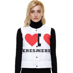 I Love Theresa Women s Short Button Up Puffer Vest by ilovewhateva