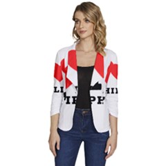 I Love Philip Women s One-button 3/4 Sleeve Short Jacket by ilovewhateva