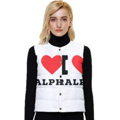 I Love Ralph Women s Short Button Up Puffer Vest by ilovewhateva