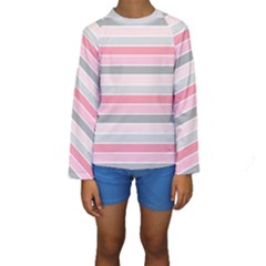 Background-01 Kids  Long Sleeve Swimwear by nateshop