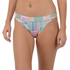 Color-blocks Band Bikini Bottoms by nateshop