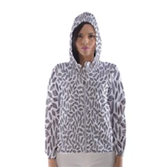 Leaves-011 Women s Hooded Windbreaker by nateshop