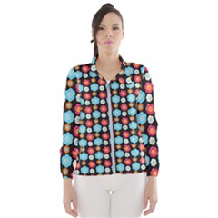 Colorful Floral Pattern Women s Windbreaker by GardenOfOphir