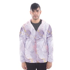 Liquid Marble Men s Hooded Windbreaker by BlackRoseStore