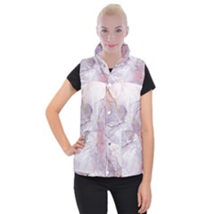 Liquid Marble Women s Button Up Vest by BlackRoseStore