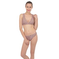 Cute Floral Pattern Classic Banded Bikini Set  by GardenOfOphir