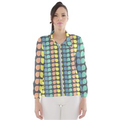 Colorful Leaf Pattern Women s Windbreaker by GardenOfOphir