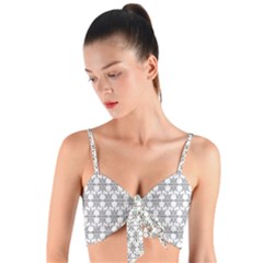 Ornamental 01 Woven Tie Front Bralet by nateshop